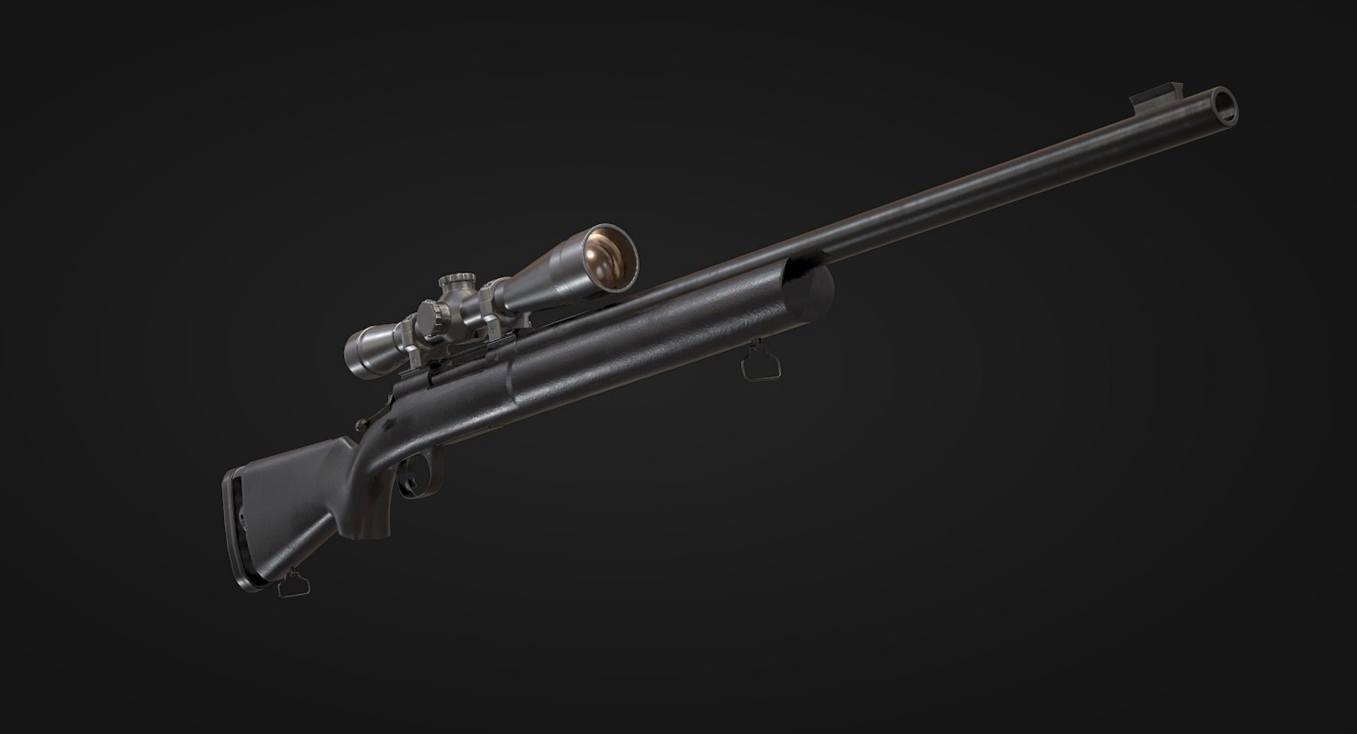 3D Model M24 Sniper Rifle - TurboSquid 1190232