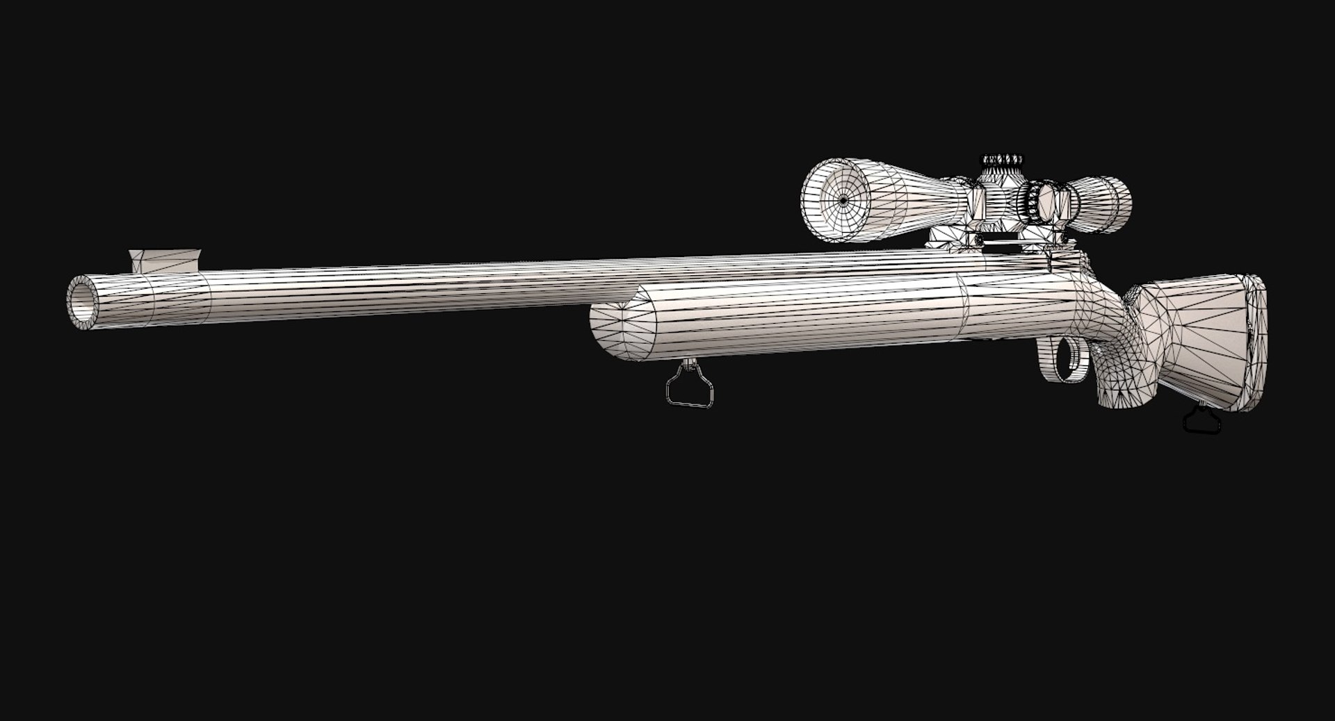 3D Model M24 Sniper Rifle - TurboSquid 1190232