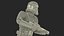 3D model Star Wars Shadow Trooper Running with Blaster