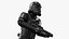 3D model Star Wars Shadow Trooper Running with Blaster