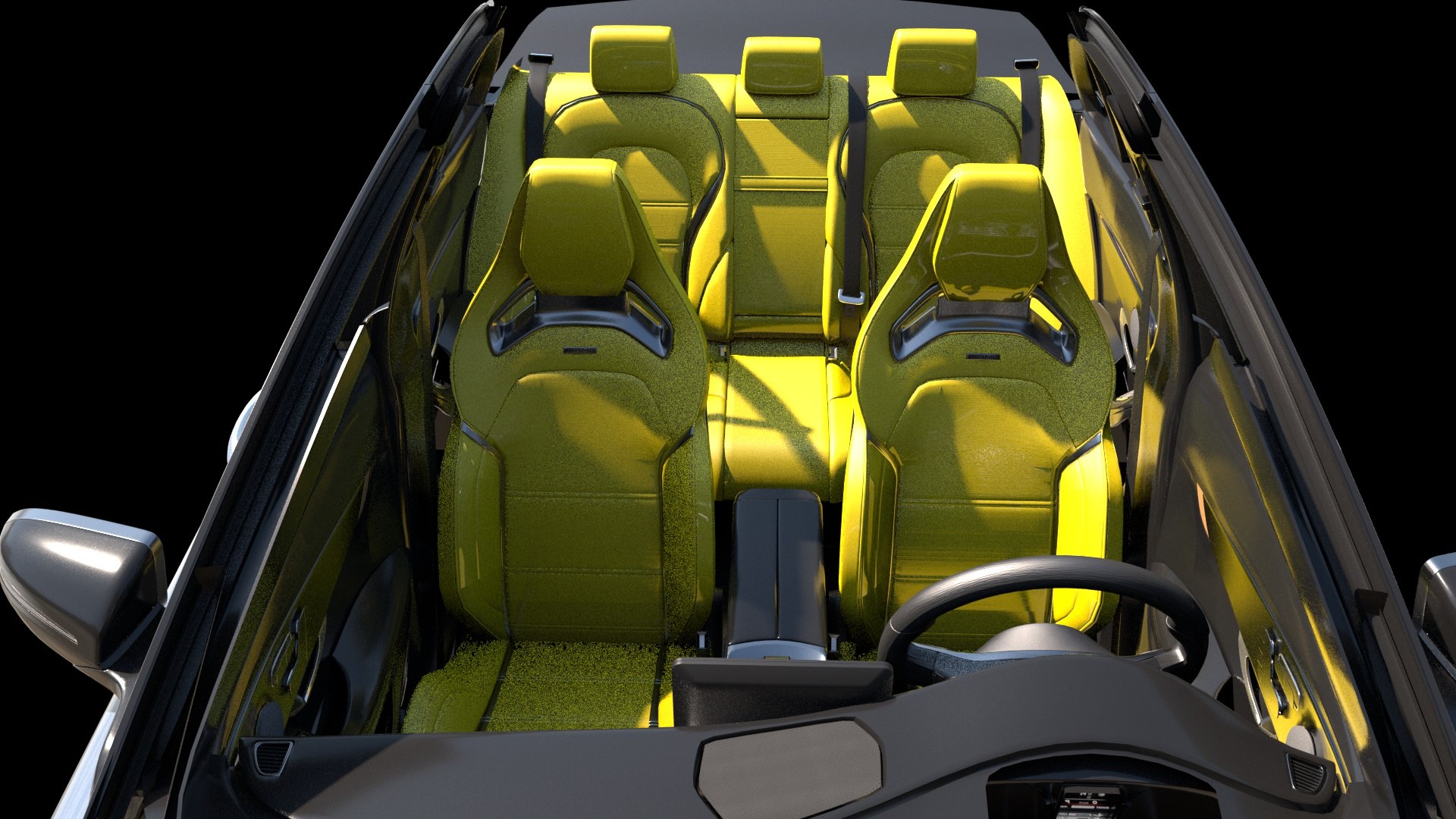 3D Model Ultimate Highly Detailed Car Sedan Interior Bundle-unreal-vray ...
