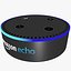 Low Poly Amazon Echo Dot Alexa Game ready interior exterior