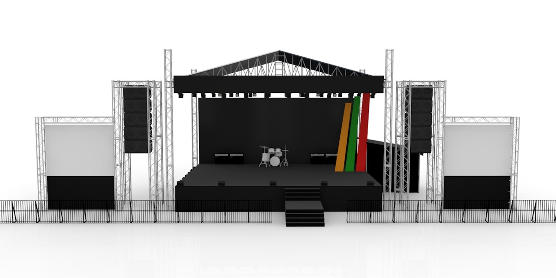 Stage Rigging 3D Model TurboSquid 1491406