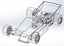 Supermodified rear engine race car Version 2 Scale 1 to 25