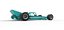 Supermodified rear engine race car Version 2 Scale 1 to 25