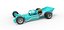 Supermodified rear engine race car Version 2 Scale 1 to 25