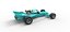 Supermodified rear engine race car Version 2 Scale 1 to 25