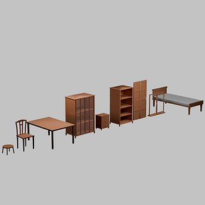 3D Wooden furniture