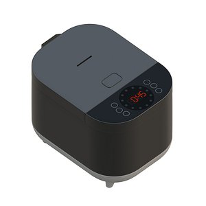 3D Black Rice Cooker