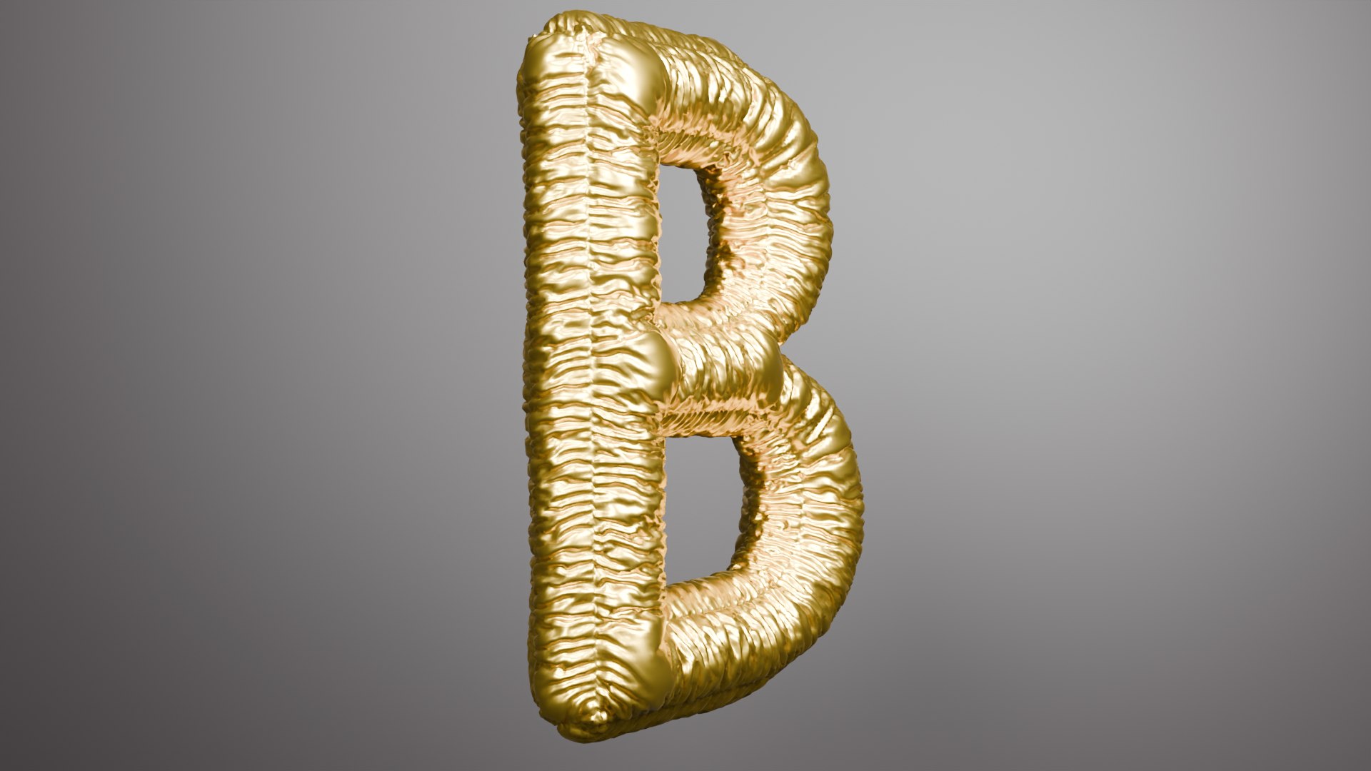Golden Balloon A,B And C 3D Model - TurboSquid 2454771