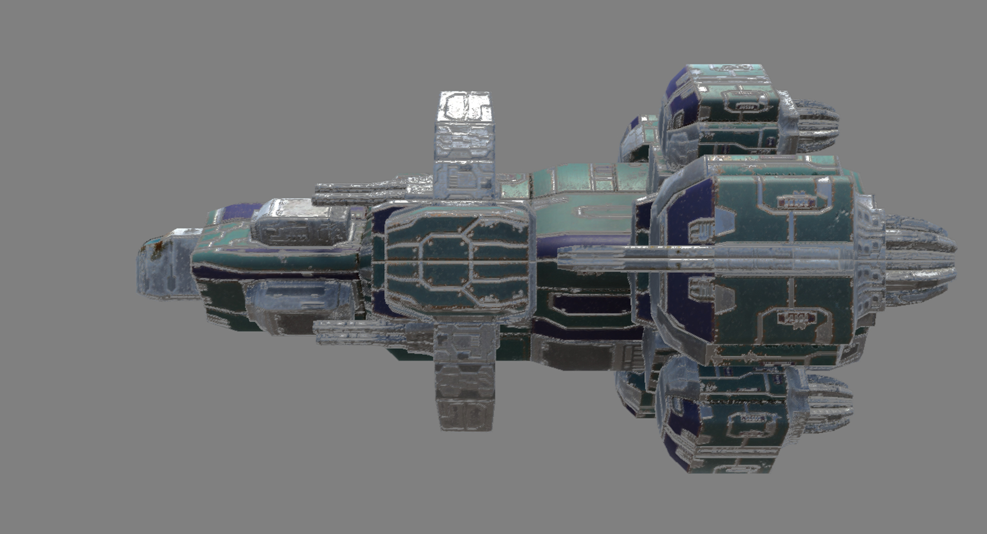 Spaceships space corvette fighter 3D model - TurboSquid 1441911