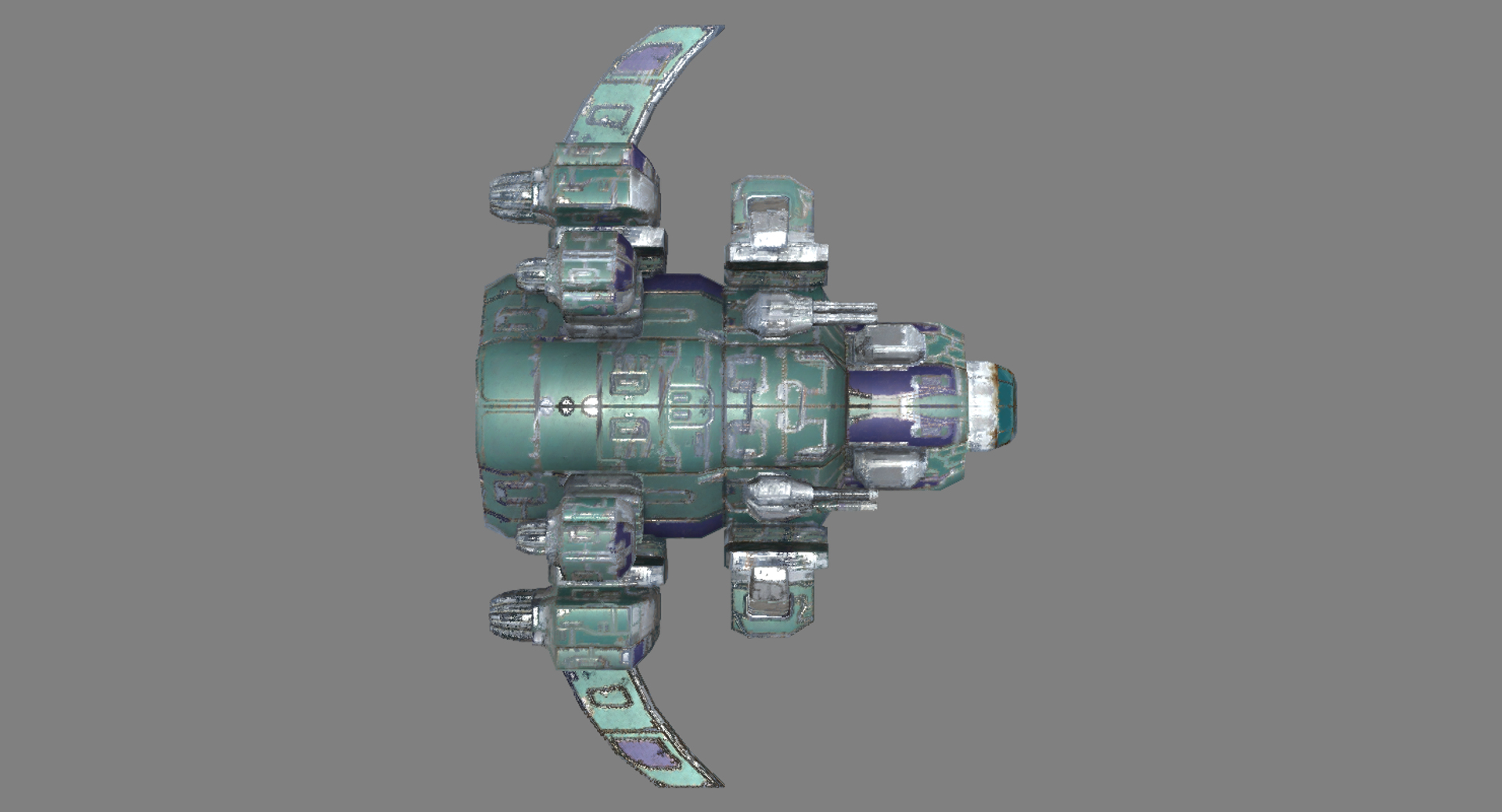 Spaceships space corvette fighter 3D model - TurboSquid 1441911