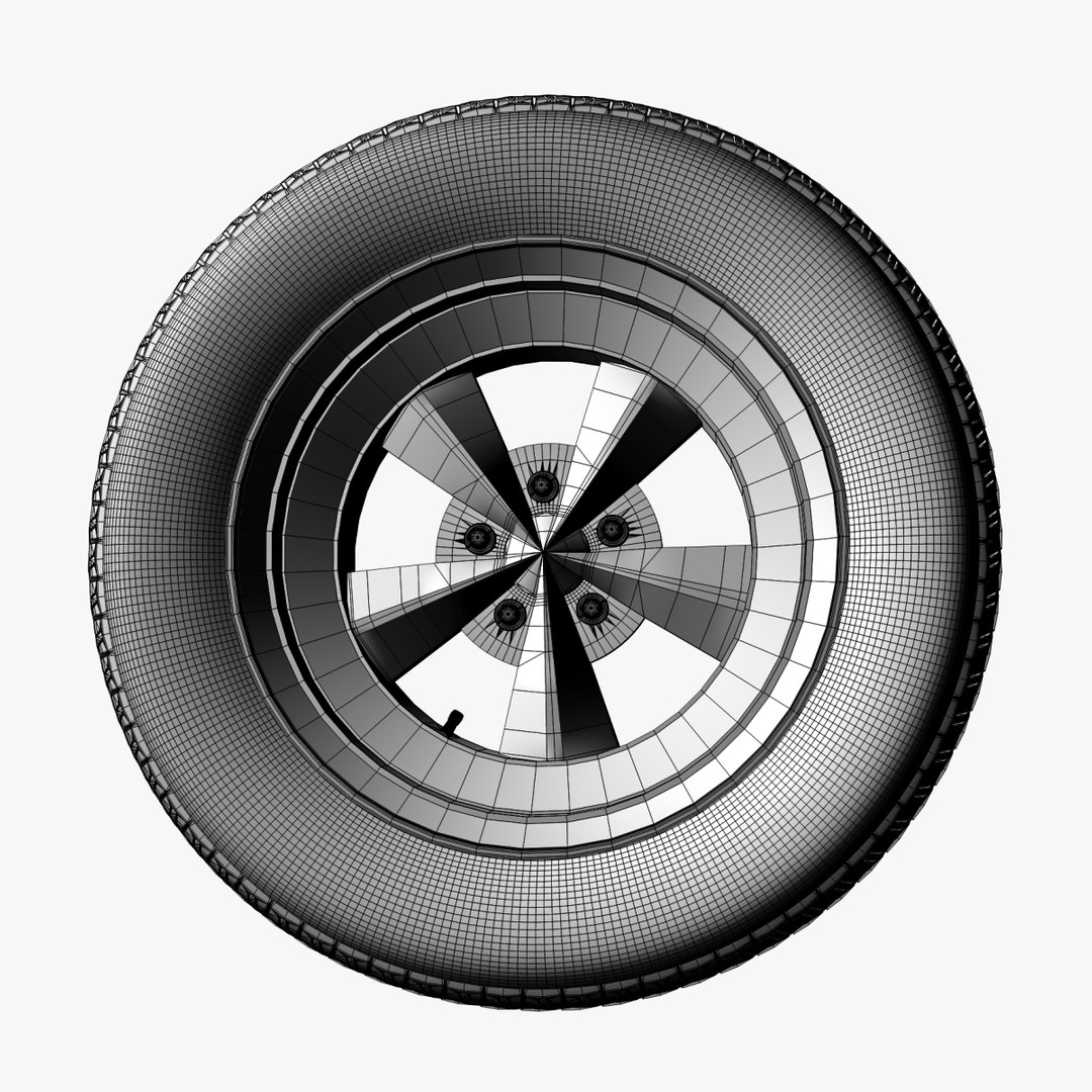 Maya Muscle Car Wheel