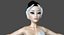 Personagem manipulado de bailarina de cisne branco