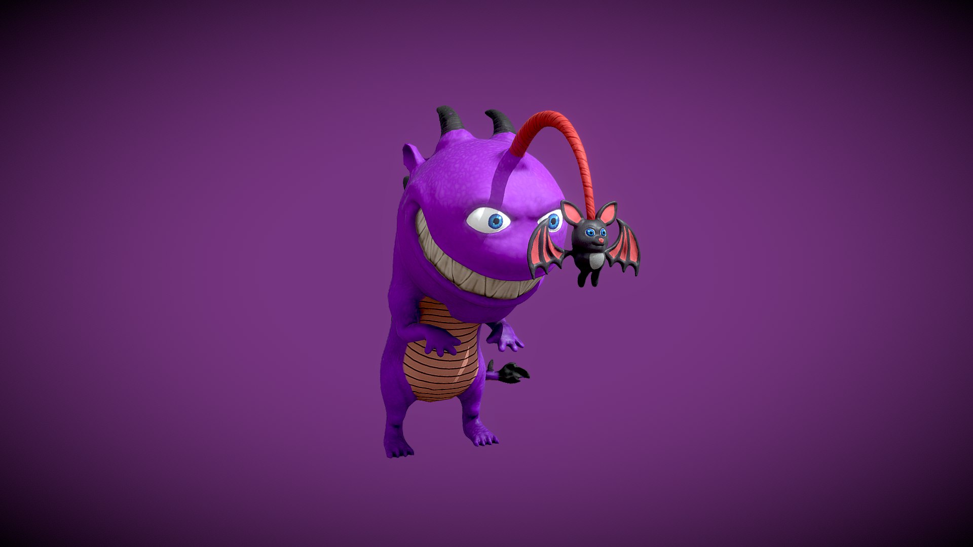 Strangler Dragon Monster 3D Model - TurboSquid 1875479