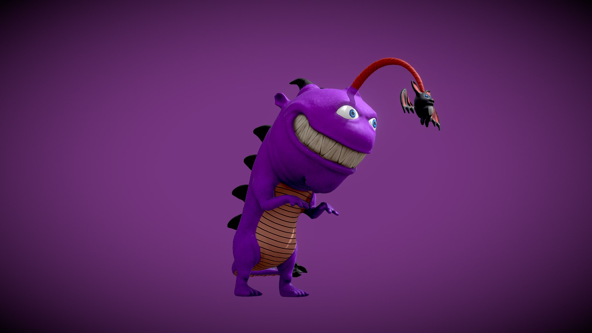 Strangler Dragon Monster 3D Model - TurboSquid 1875479