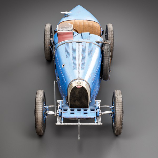 1925 Bugatti Type-35C - Full 3D Asset 3D