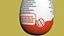 Kinder Surprise Egg 3D model