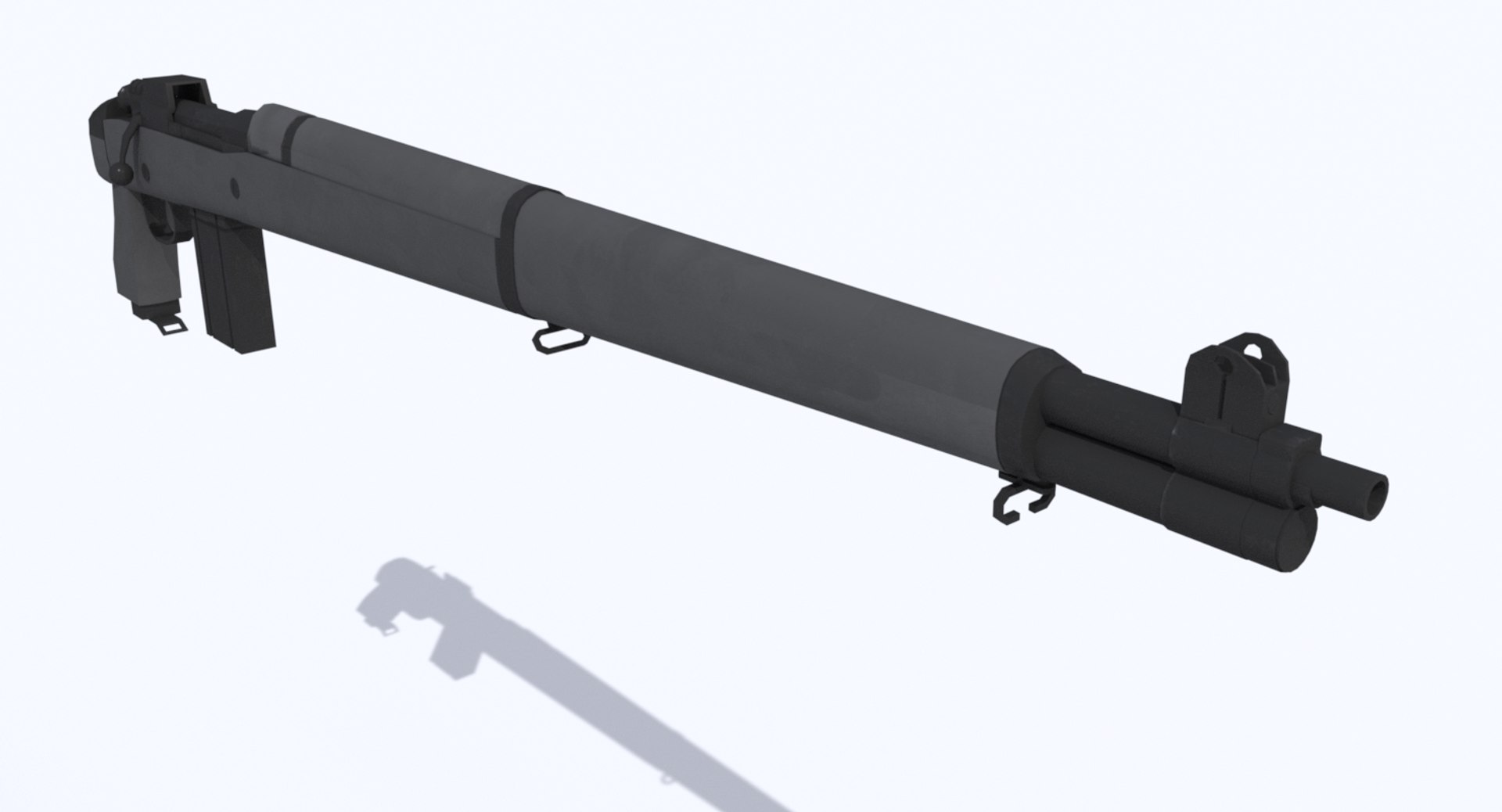 Springfield Rifle Multiple Variations 3d Model