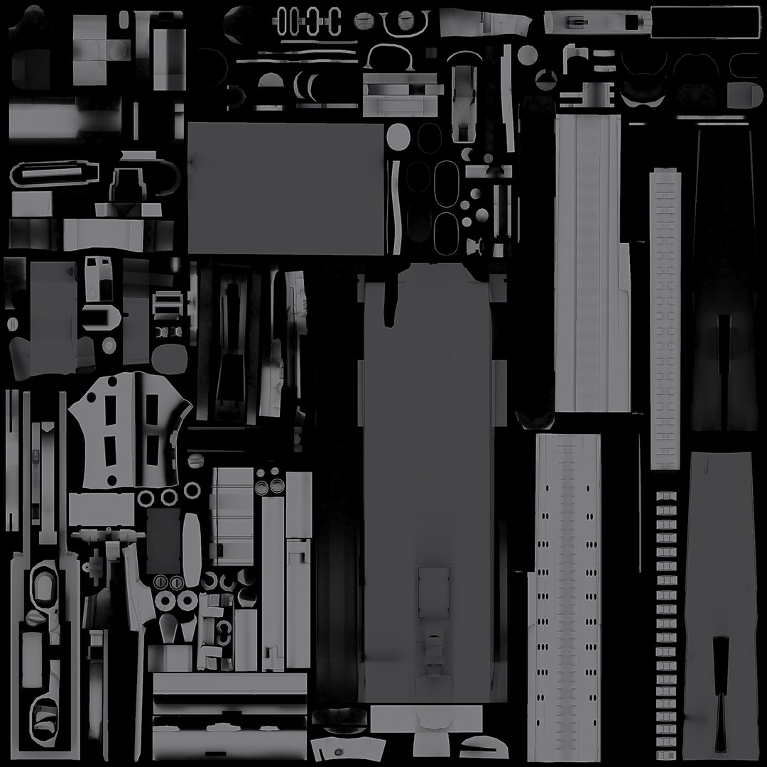 Springfield Rifle Multiple Variations 3d Model