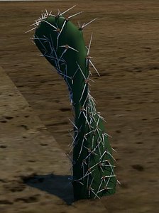 nopal 3D model