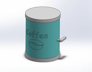 coffe dispencer moka pot 3D model