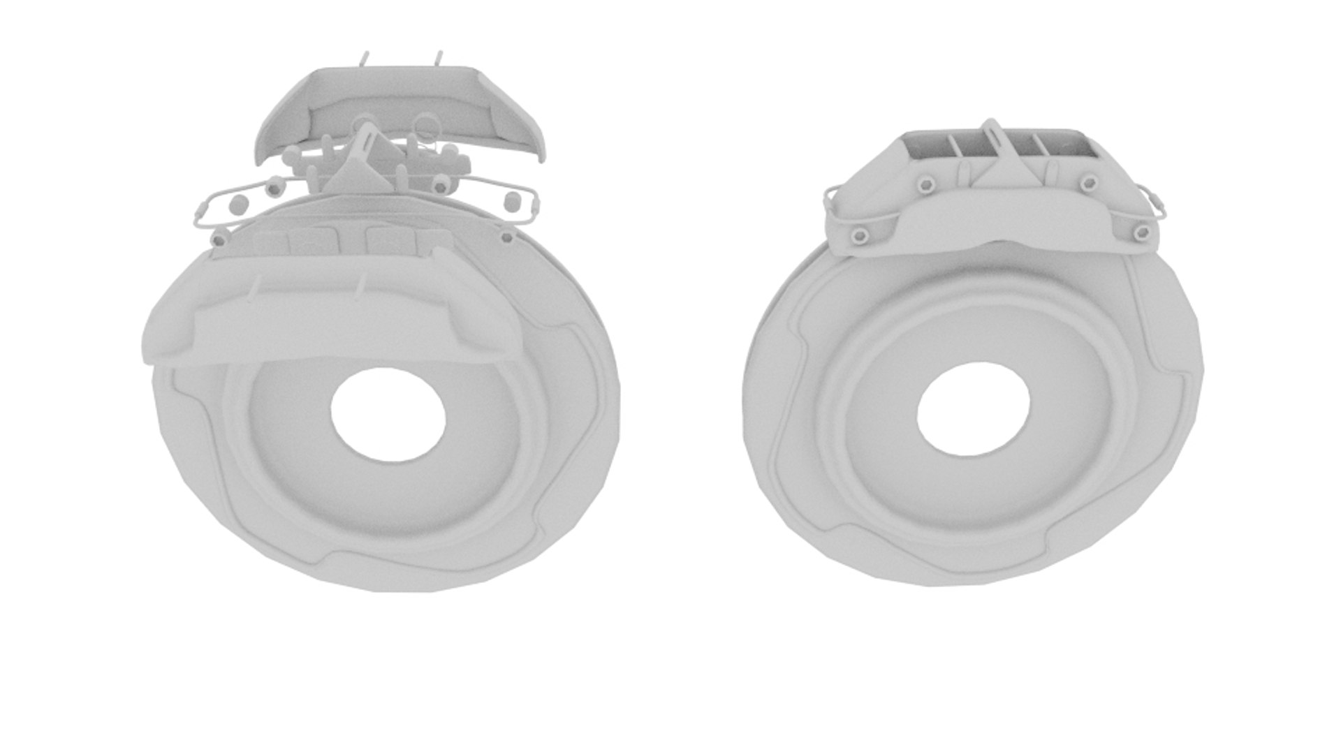 Brake Rotor Exploded Model - TurboSquid 1287962