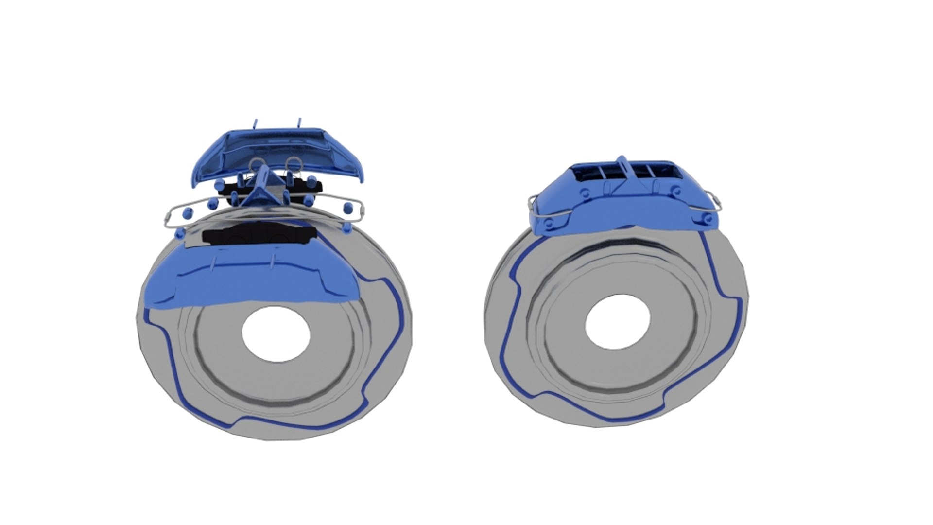 Brake Rotor Exploded Model - TurboSquid 1287962