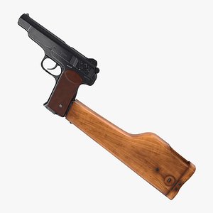 Pistol APS with Buttstock