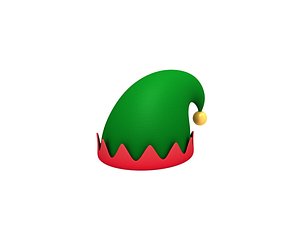 elf hat 3D model