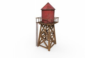 water tower 3D model