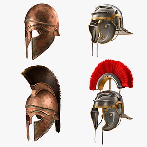 gladiator helmets 3D
