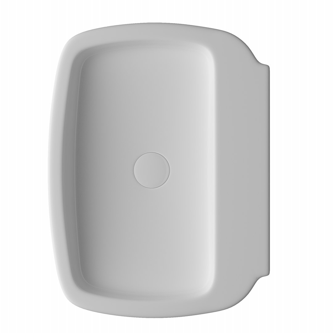 Wall Hung Rounded Rectangle 3D - TurboSquid 1694148