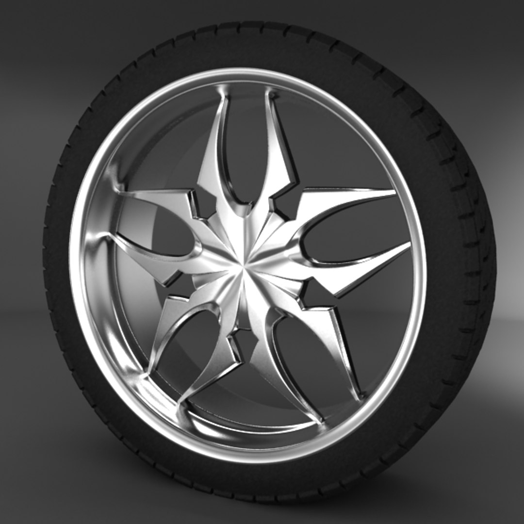 Wheel Rim 3d Model