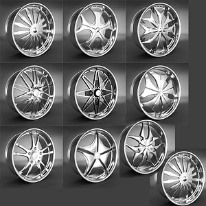 wheel rim 3d model