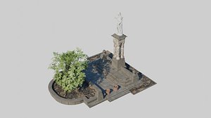 3D Fantasy monument model