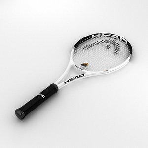 3D model racquet tennis