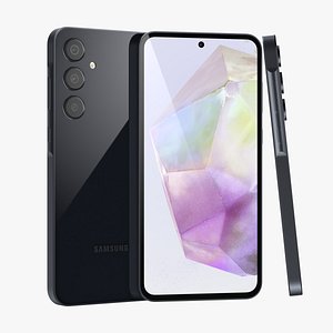 3D Samsung Galaxy A35 Black