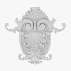Cartouche Ornament 019 model