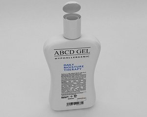 lotion bottle 3D