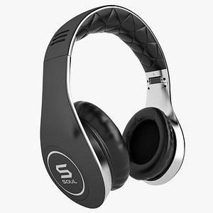soul headphones ludacris 3d model