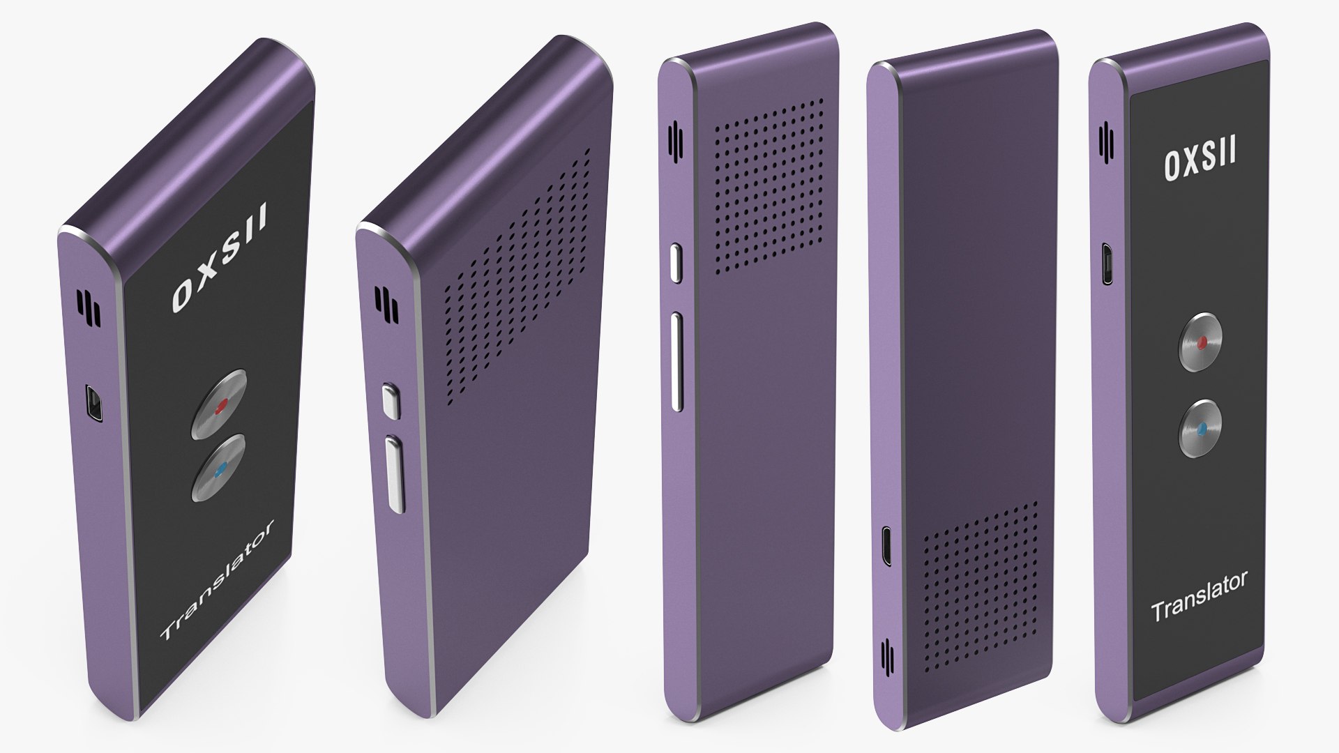 OXSII Portable Smart Voice Speech Translator 3D model preview