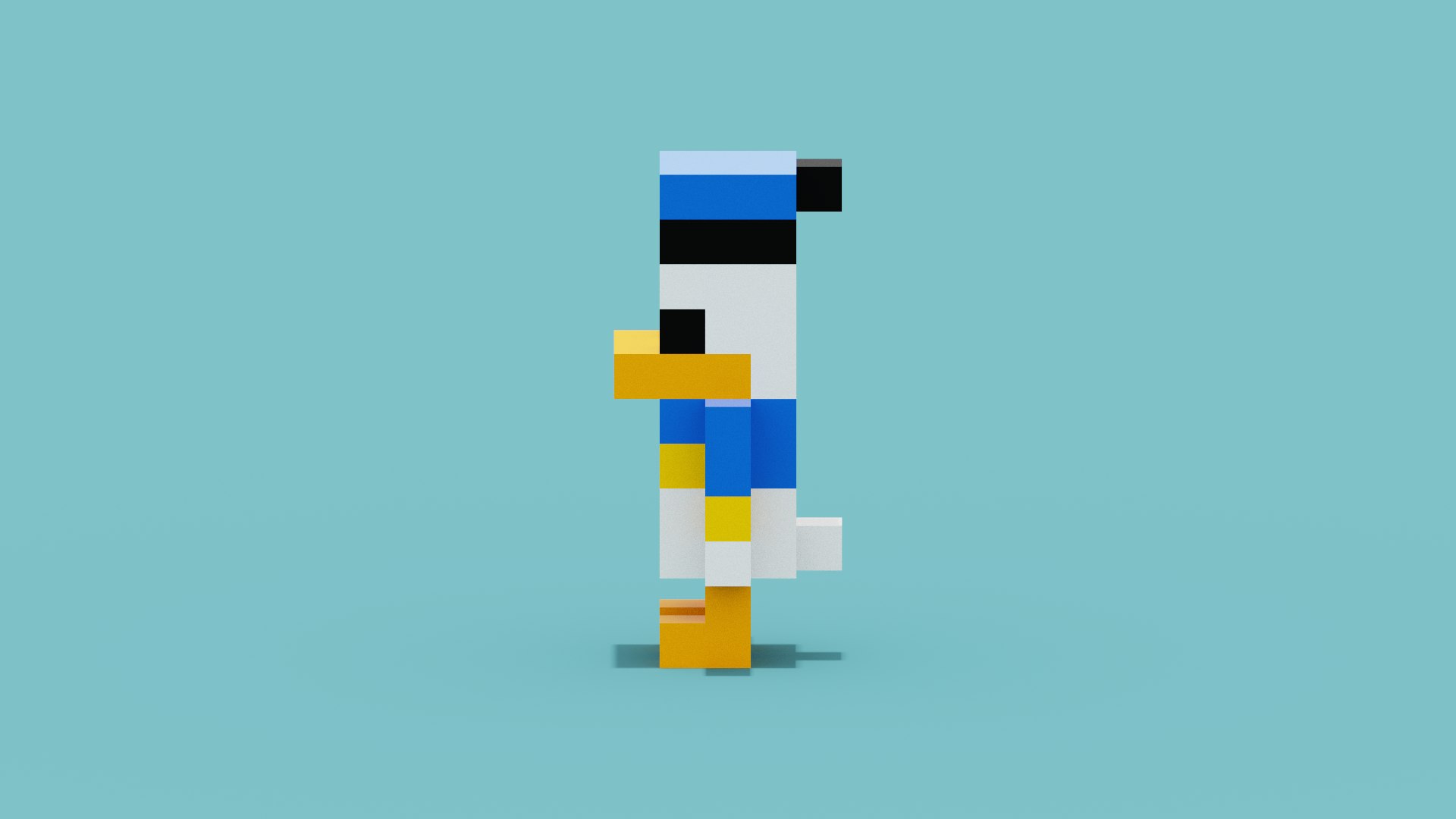 Voxel Donald Duck 3D model https://p.turbosquid.com/ts-thumb/0L/CFHS9z/1X/spin202206140336240001/png/1655167664/1920x1080/fit_q87/782eb91b27168d2be40dcc02fd5abb4f8bcbc47a/spin202206140336240001.jpg
