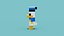 Voxel Donald Duck