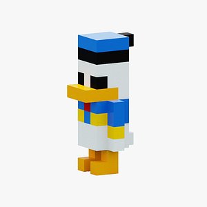 Voxel Donald Duck