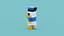 Voxel Donald Duck