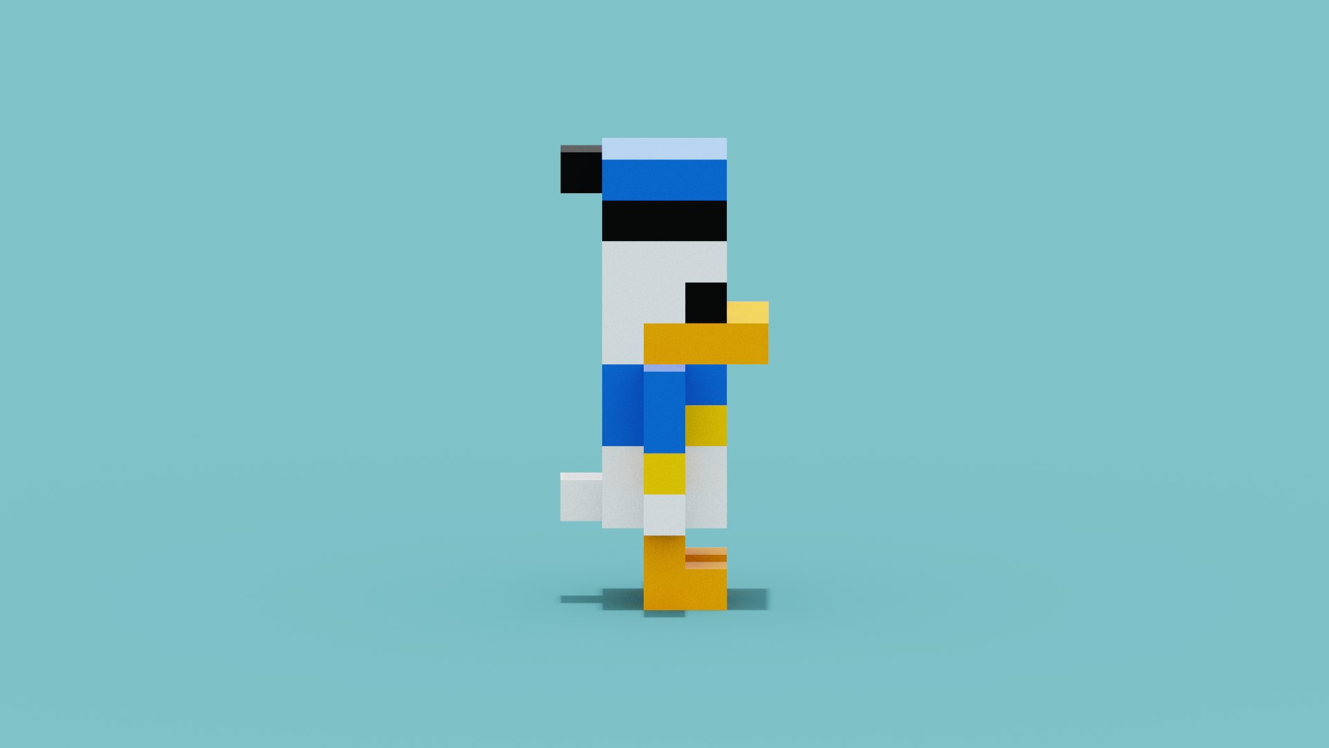 Voxel Donald Duck 3D model https://p.turbosquid.com/ts-thumb/0L/CFHS9z/J5/spin202206140336240007/png/1655167716/1920x1080/fit_q87/528a3c021f7c3819d3761e89e80c128bc8eb2fd5/spin202206140336240007.jpg