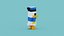 Voxel Donald Duck