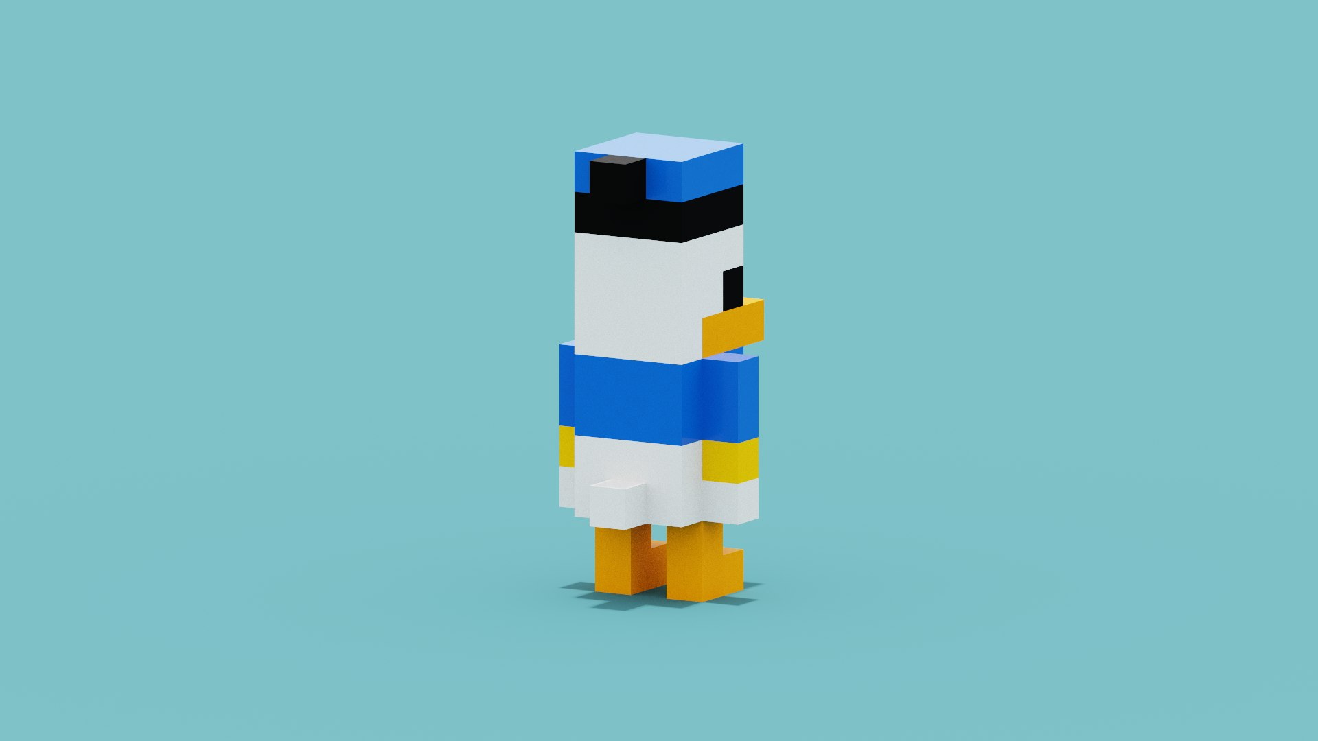 Voxel Donald Duck 3D model https://p.turbosquid.com/ts-thumb/0L/CFHS9z/j1/spin202206140336240005/png/1655167696/1920x1080/fit_q87/bf4169a4c85da055aeb707581fb422c4173cb1f5/spin202206140336240005.jpg
