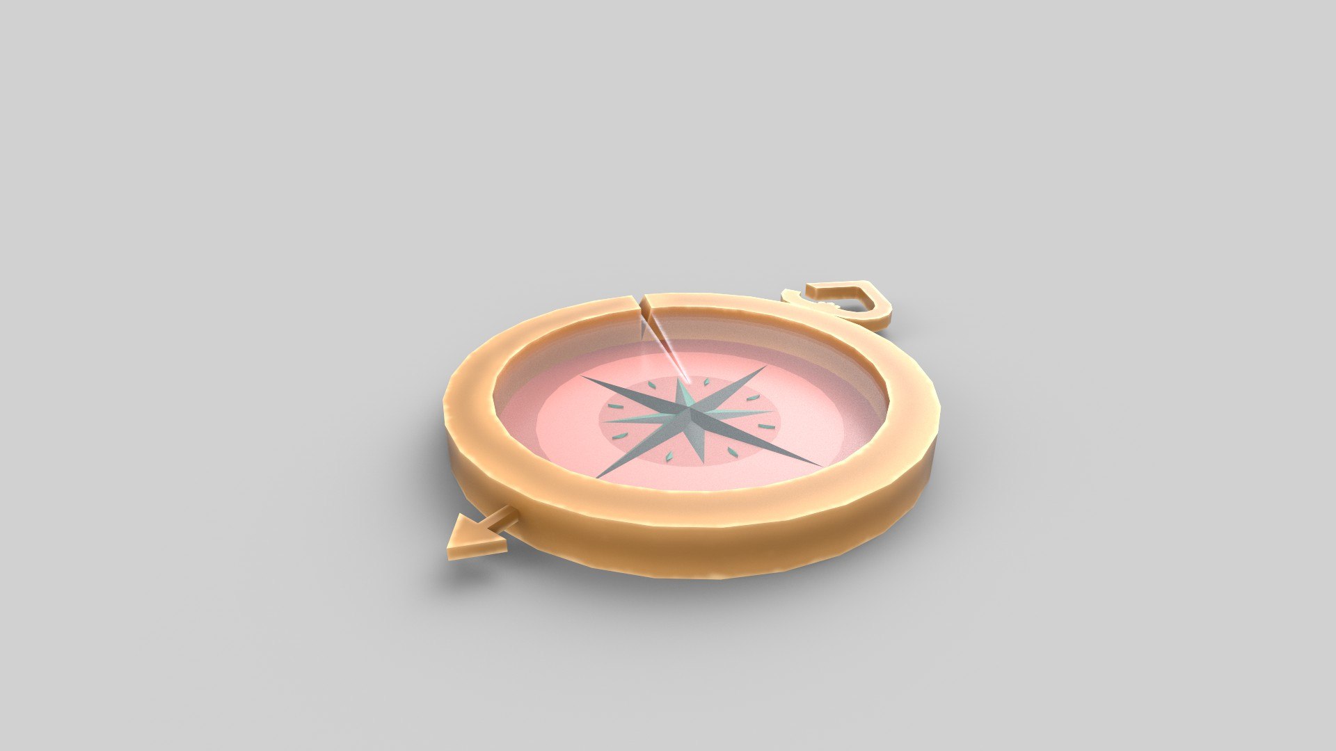 3D Model Stylized Compass - TurboSquid 1843548